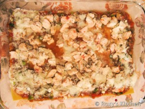 Lasagna with Chicken & Mushrooms-8