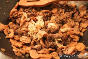 Chicken Livers with Mushrooms-6