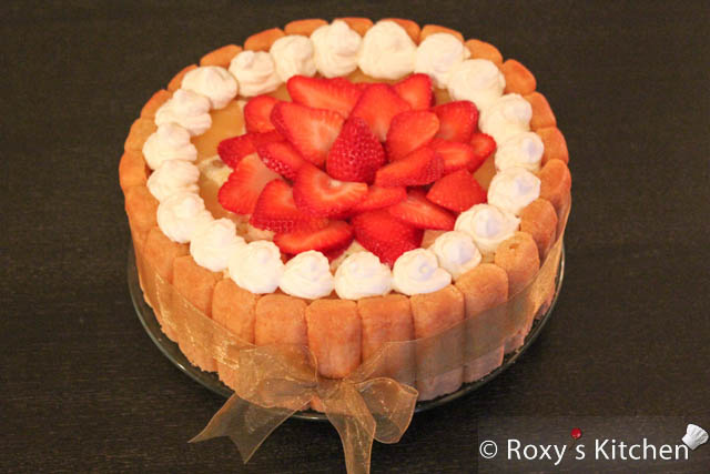 Lady Fingers Fruit Cake - Tort Diplomat - Roxy's Kitchen