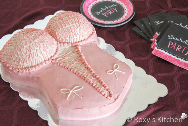Bachelorette Party Corset Cake - Roxy's Kitchen
