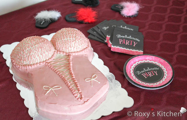 Bachelorette Party Corset Cake