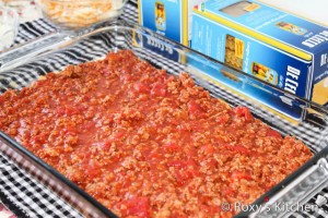 Ground Beef & Pork Lasagna-14