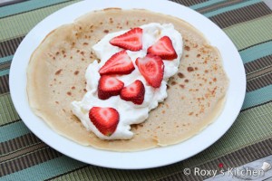 Coffee Crepes with Strawberries-16