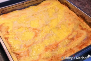 Cheese Filled Phyllo Pie - Placinta cu Branza-10