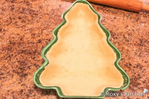 Christmas Tree Tart with Spinach-9