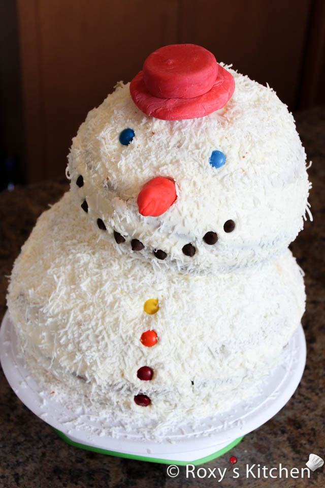 Snowman Cake