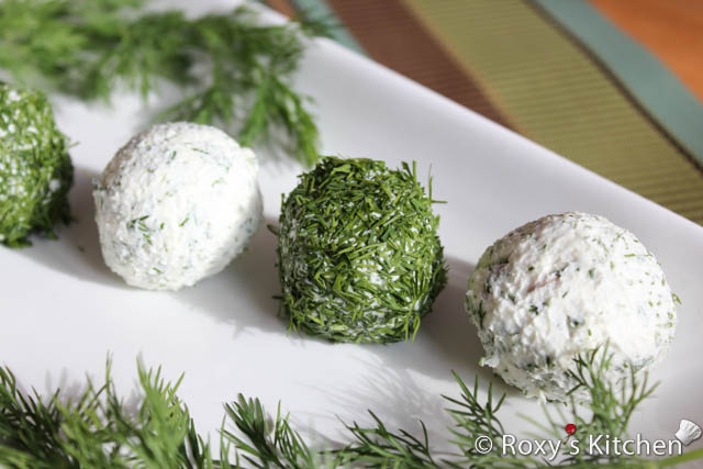 Feta Cheese Balls with Dill and Sunflower Seeds / Bilute de branza cu marar si seminte de floarea soarelui