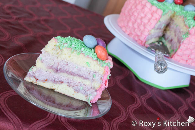 Easter Cake with Bunnies & Eggs / Tort de Paste cu Oua si Iepurasi de Ciocolata