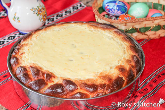 Romanian Easter Cheese Pudding - Pasca 