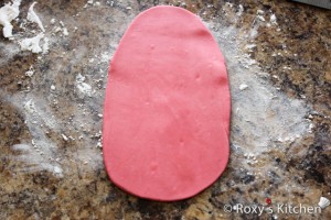 First Communion Book Cake - Roll pink fondant