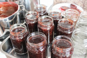 Strawberry Jam - Pour jam into hot sterilized canning jars. 