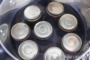 Strawberry Jam - Process jars in a water bath
