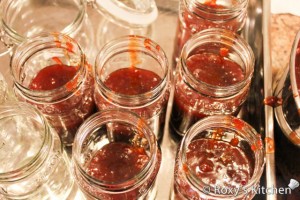 fill all the jars leaving 1-1.5 cm headspace. This is very important as overfilling can result in a jar that doesn’t seal properly.