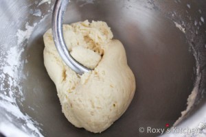 Filled Walnut Cookies - Knead with your hands or using a stand mixer with the dough hook attachment.