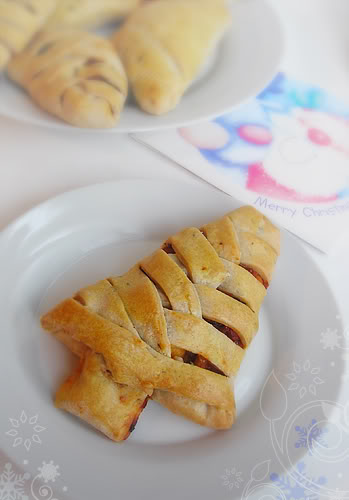 Ratatouille Christmas Tree Pie