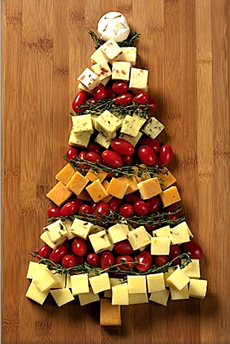 Cheese Christmas Tree - Winter Holiday Menu / Meniu de Sarbatori