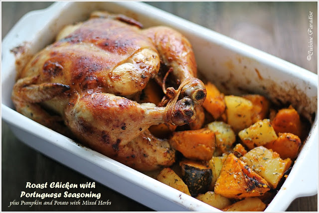 Roast Chicken with Portuguese Seasoning