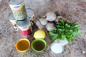 Bean and Beet Salad - Ingredients