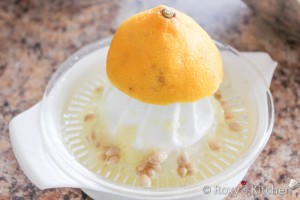 Peach Jam - Add lemon juice