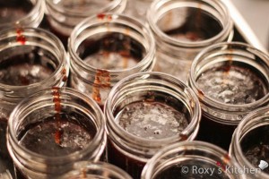 Plum Jam - Pour jam into hot sterilized canning jars. 