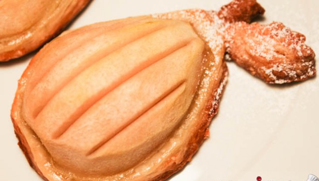 Baked Pears on Puff Pastry