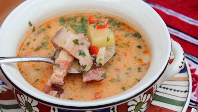 Country-Style Pork Soup / Ciorba Taraneasca de Porc