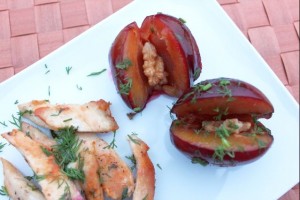 Chicken Breast with Plums