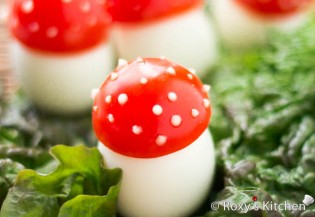 Mushrooms Made of Eggs - Fun Appetizer For Kids