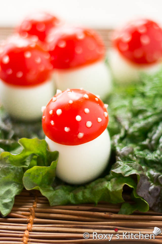 Egg Mushrooms - Fun Appetizer For Kids