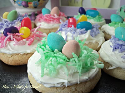 30 of the Best Easter Recipes & DIY Ideas - Roxy's Kitchen - Easter Nest Cookies