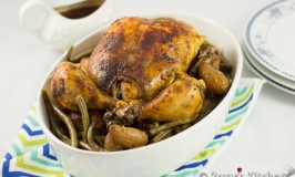 5-Ingredient Slow Cooker Whole Chicken with Veggies | Roxy's Kitchen