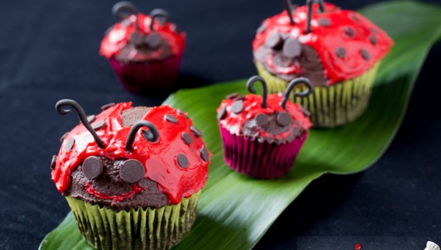 Quick and Easy Ladybug Cupcakes | Roxy's Kitchen