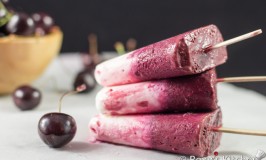 Cherry Vanilla Yogurt Popsicles | Roxy's Kitchen A super- nutritious, all-natural & a fabulous low-calorie treat for your diet, packed with calcium, power boosting protein, vitamins A, C & B and antioxidants