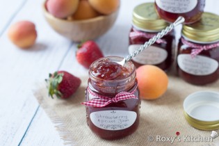 4-Ingredient Homemade Strawberry Apricot Jam