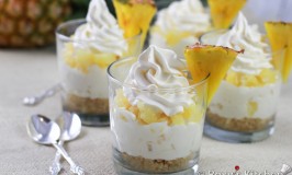 5-Ingredient No-Bake Pineapple Cheesecakes in a Cup | Roxy's Kitchen