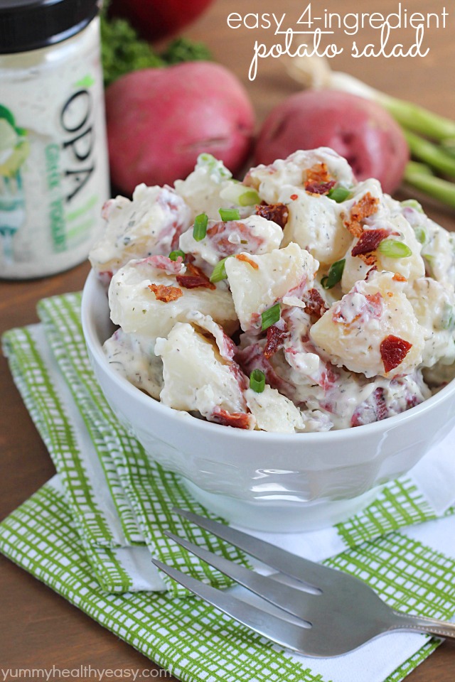 4-Ingredient Easy Potato Salad | 15 Surprisingly Easy and Healthy Back to Work Lunches 