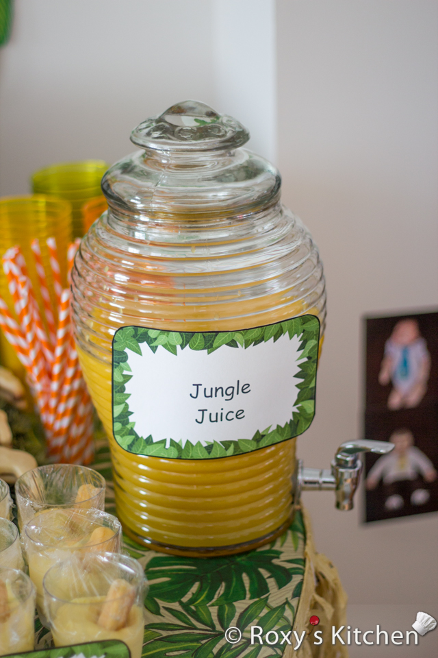 Safari / Jungle Themed First Birthday Party - Dessert Ideas: Jungle Juice