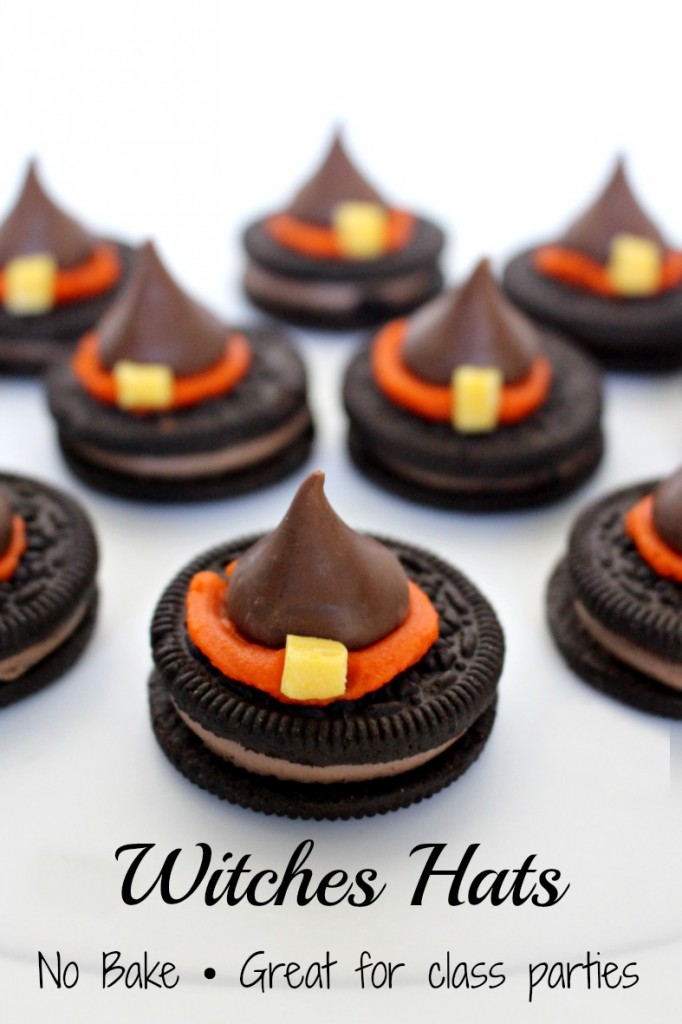 15 Genius Halloween Treats  - Witch Hat Cookies