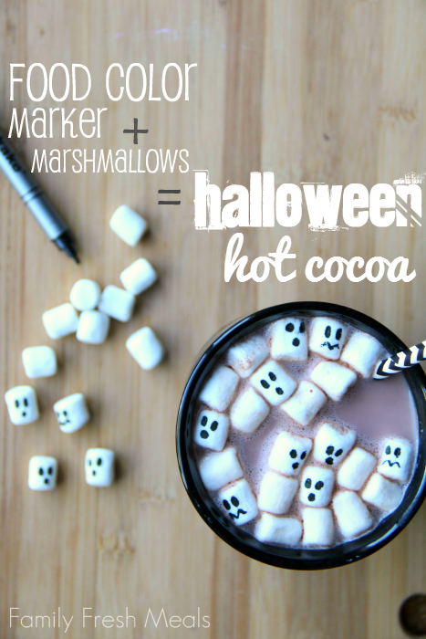 15 Genius Halloween Treats  - Hot Cocoa