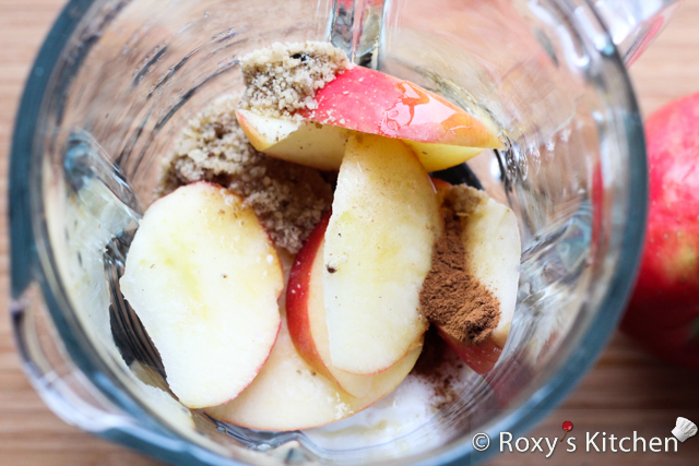 Apple Cinnamon Smoothie with Toasted Walnuts - Place all the ingredients in a blender and blend until smooth, pulsing as needed. 