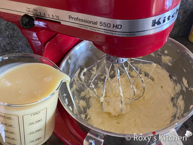 Using a hand or stand mixer on medium-high speed, beat the butter until smooth and creamy (~10 minutes). 