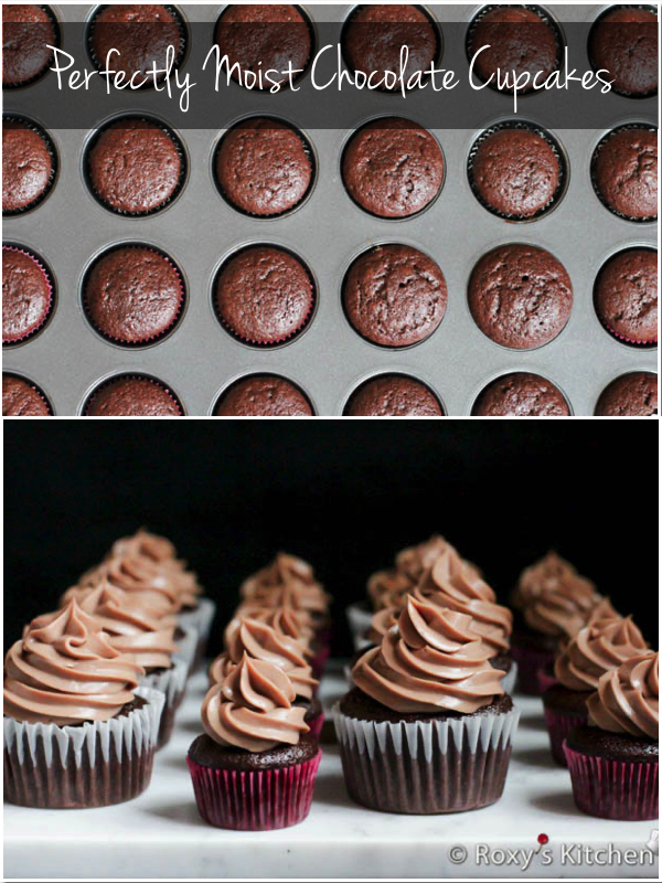 Perfectly Moist Chocolate Cupcakes / Cakes