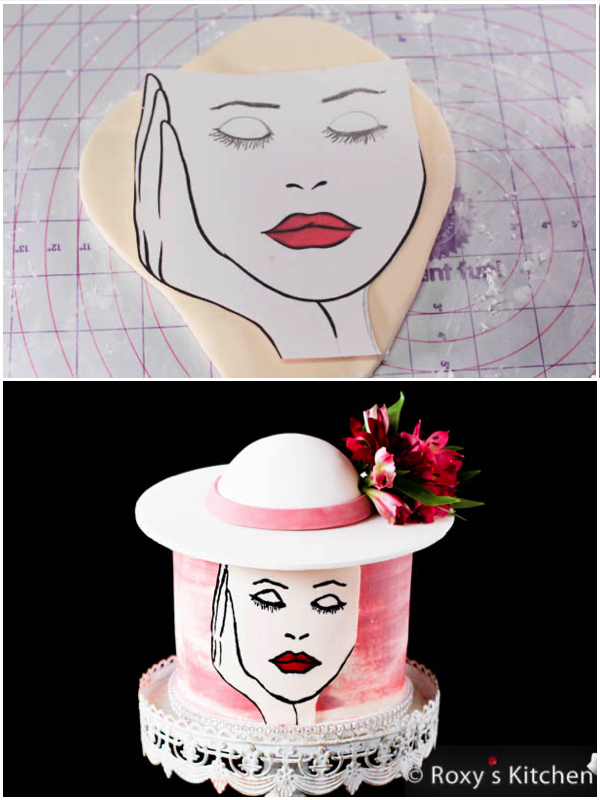 How to Transfer an Image to Fondant/Gum Paste without an Edible Printer -  Roxy's Kitchen