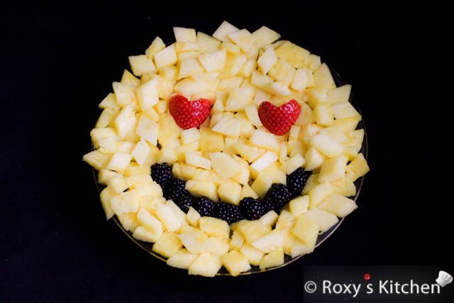 Pineapple Emoji with Heart Eyes