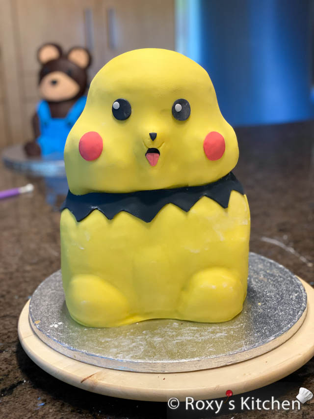 Pikachu theme cake - 6