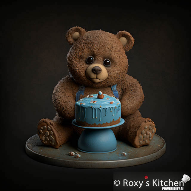 3D Bear Cake