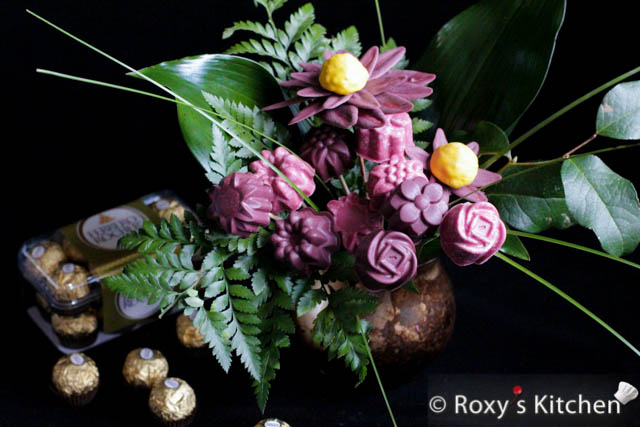 How to make a DIY Ferrero Rocher chocolate flower bouquet for wedding