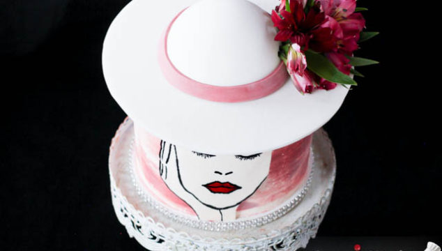 Lady with a Hat Cake Tutorial