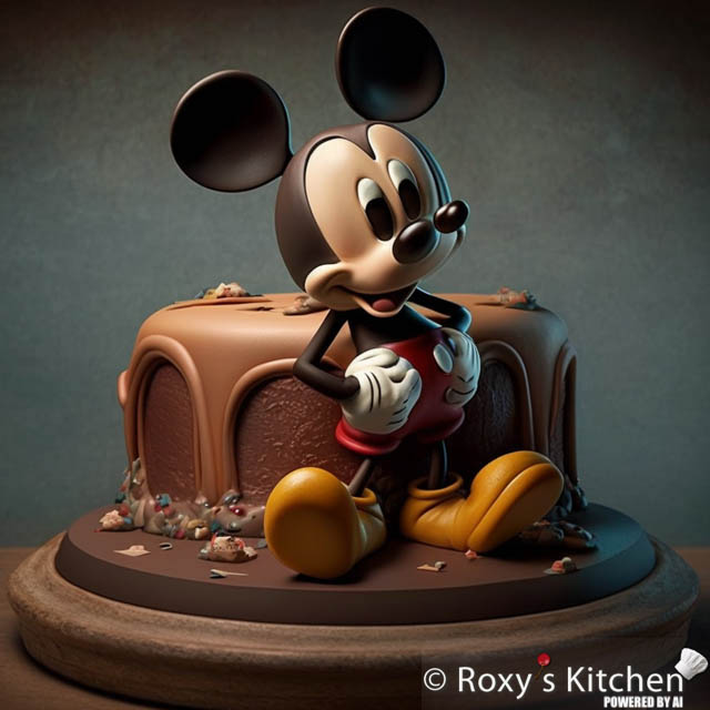 Send Mickey mouse designer cake online by GiftJaipur in Rajasthan