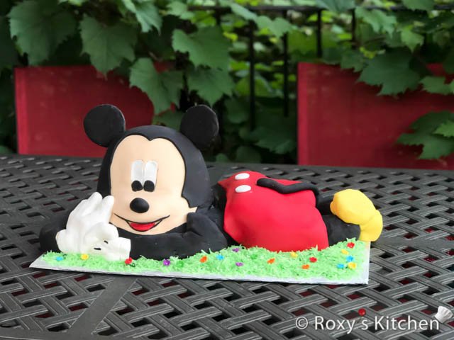 Mickey Mouse Cake I made for my son